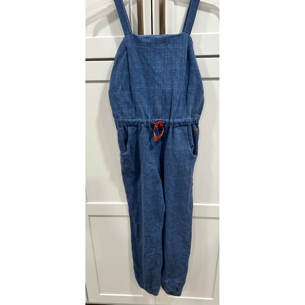 Matilda Jane 435 Kids Blue Cotton Jumpsuit Overalls Size 16